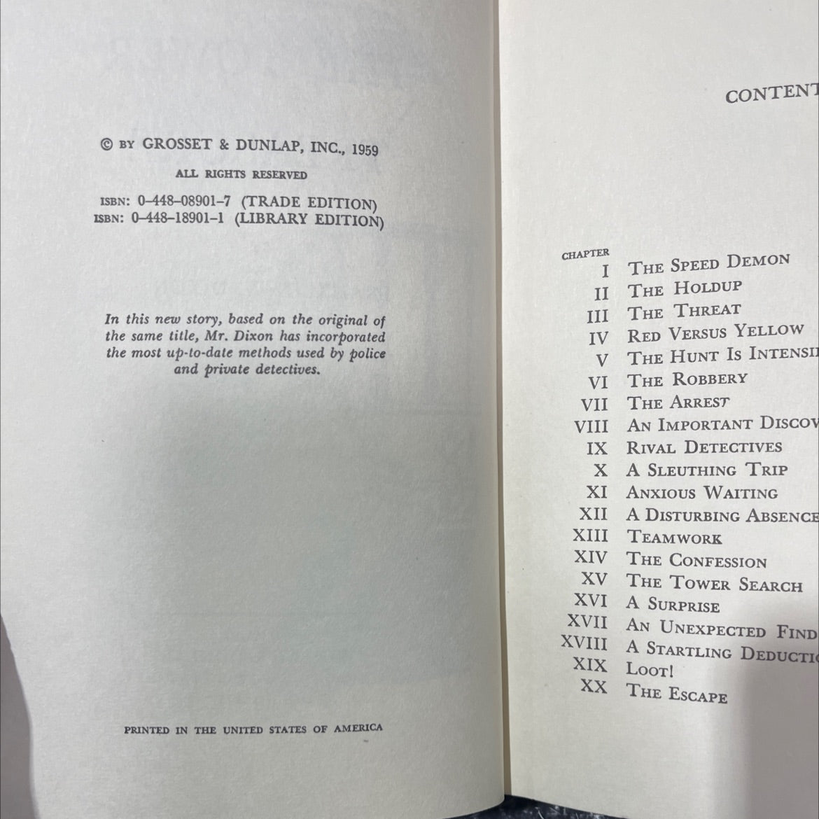 the tower treasure book, by franklin w. dixon, 1959 Hardcover image 3