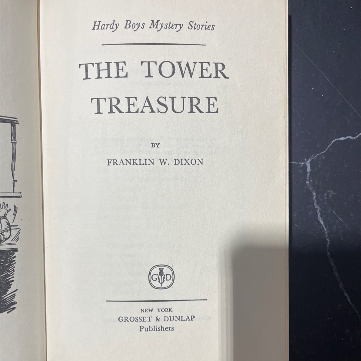 the tower treasure book, by franklin w. dixon, 1959 Hardcover image 2