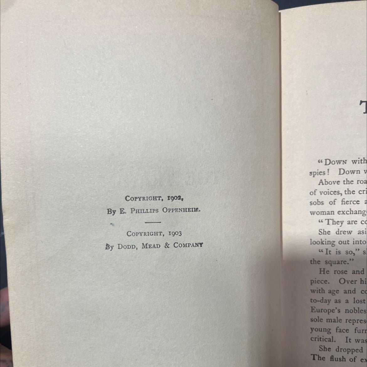 the traitors book, by e. phillips oppenheim, 1903 Hardcover image 3