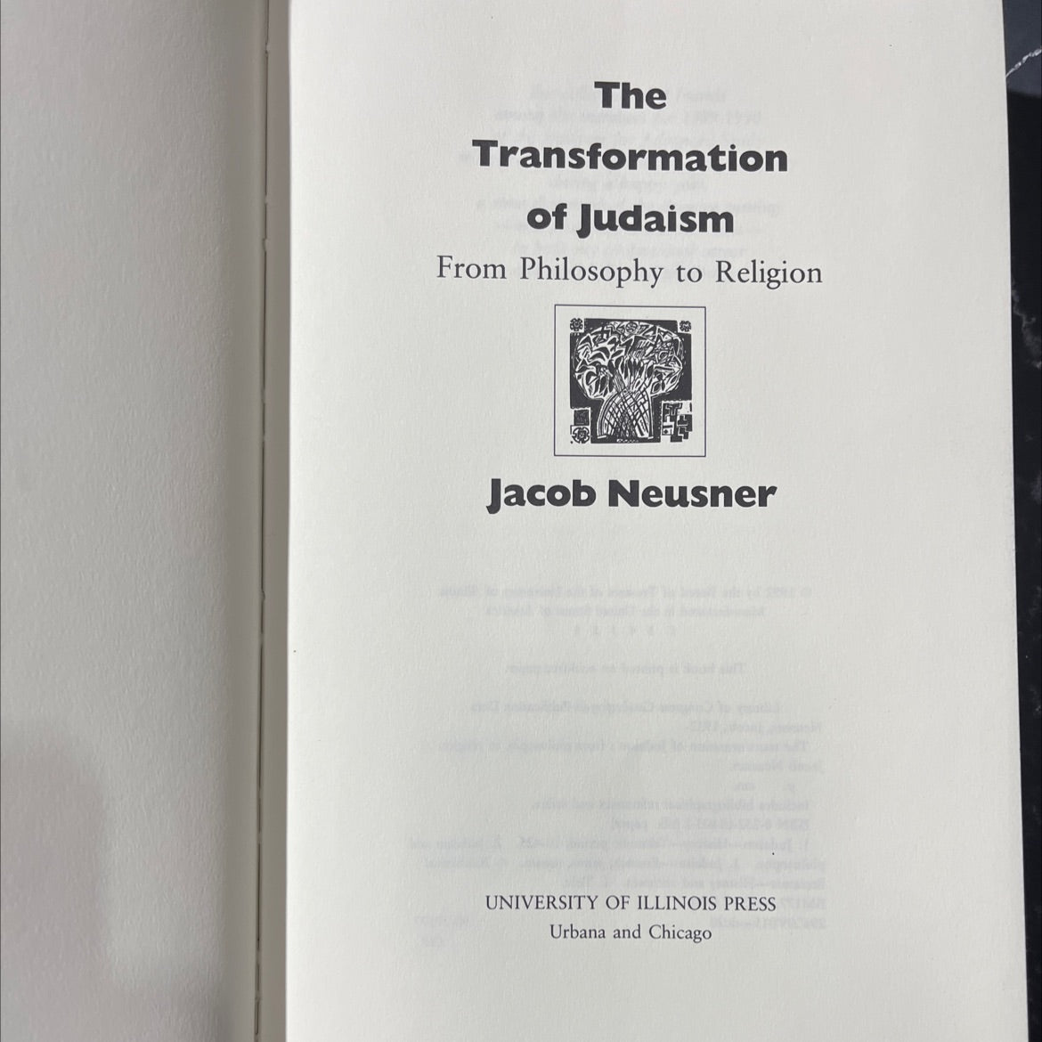the transformation of judaism from philosophy to religion book, by Jacob Neusner, 1992 Hardcover image 2