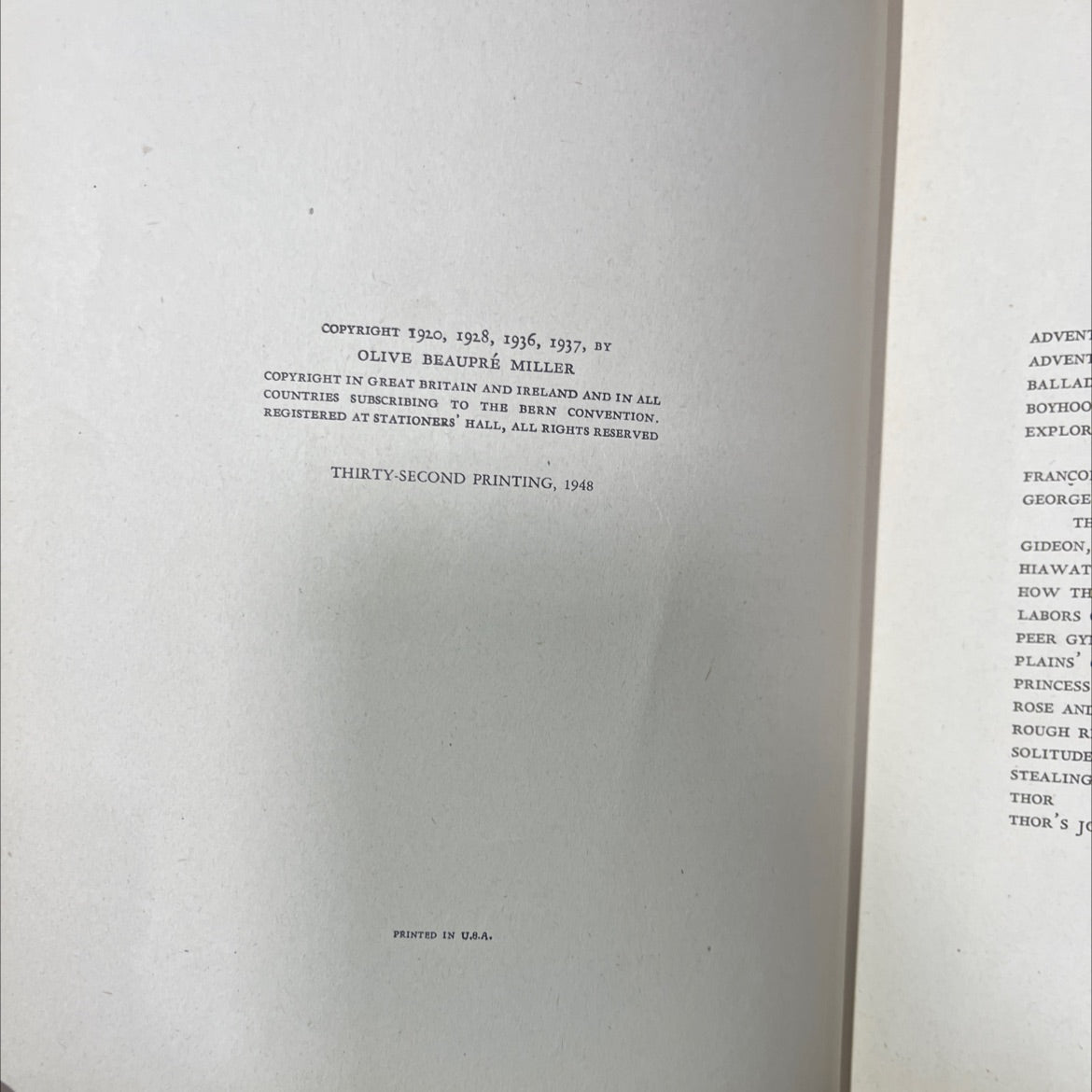 the treasure chest of my book house book, by olive beaupré miller, 1948 Hardcover image 3