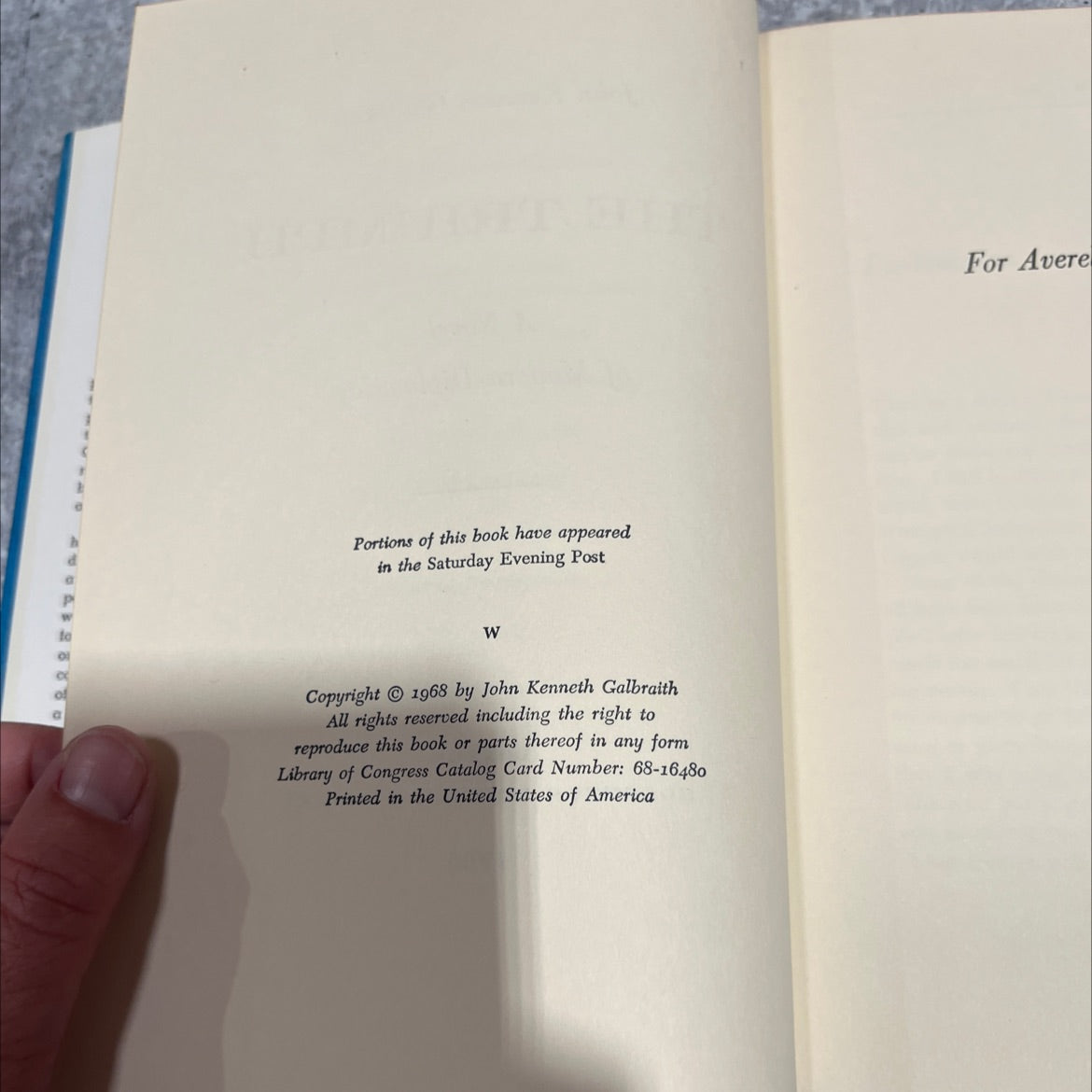 the triumph a novel of modern diplomacy book, by John Kenneth Galbraith, 1968 Hardcover image 3