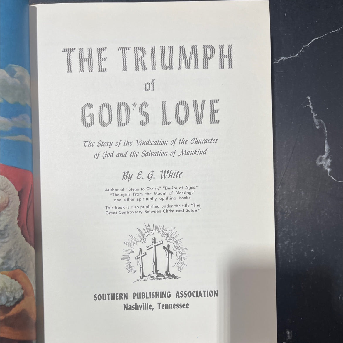 the triumph of god's love the story of the vindication of the character of god and the salvation of mankind book, by E. image 2