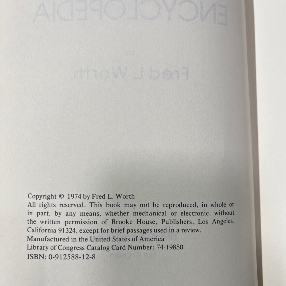 the trivia encyclopedia book, by Fred L. Worth, 1974 Hardcover image 3