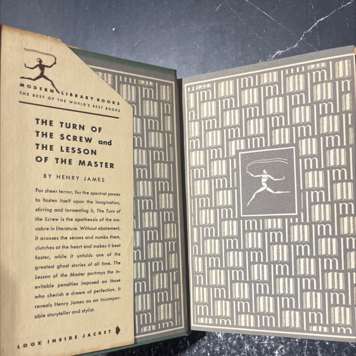 the turn of the screw the lesson of the master book, by henry james, 1930 Hardcover image 4