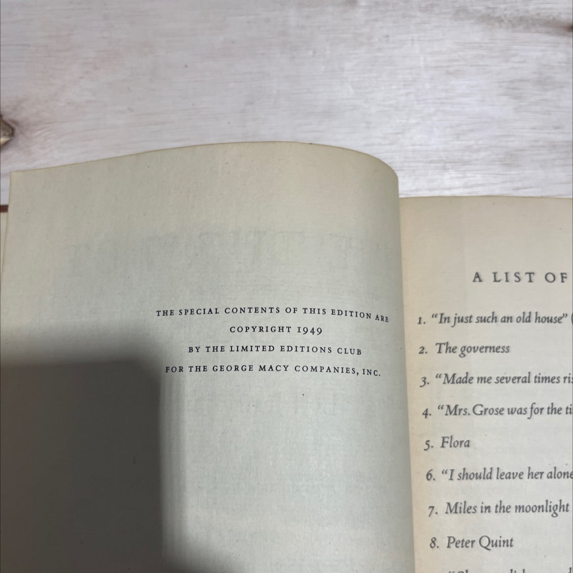 the turn of the screw book, by Henry James, 1949 Hardcover image 3