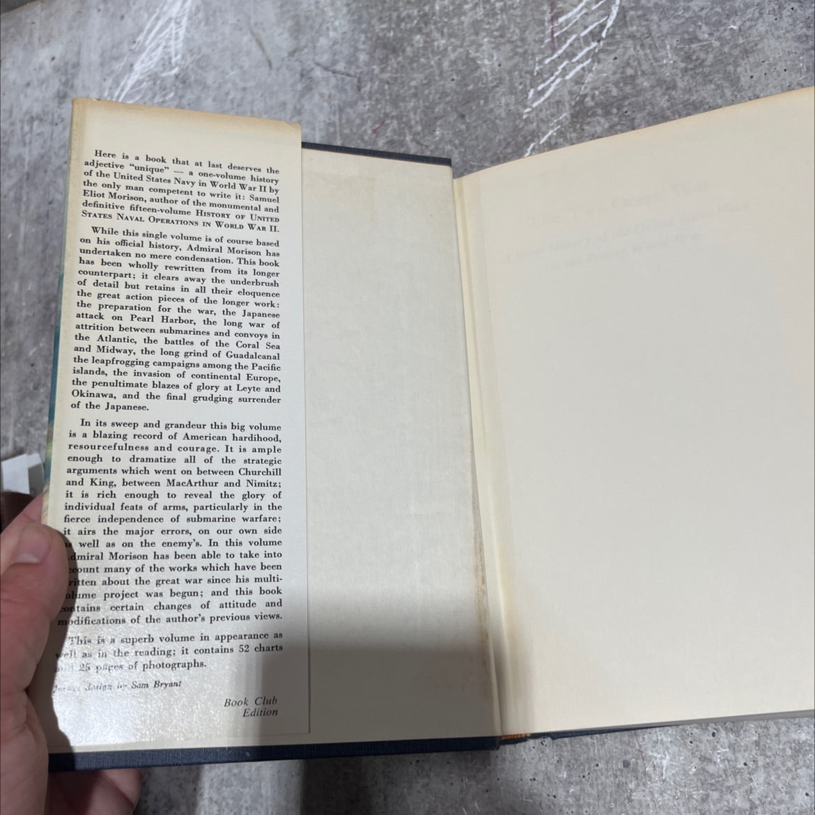 the two-ocean war a short history of the united states navy in the second world war book, by samuel eliot morison, 1963 image 4