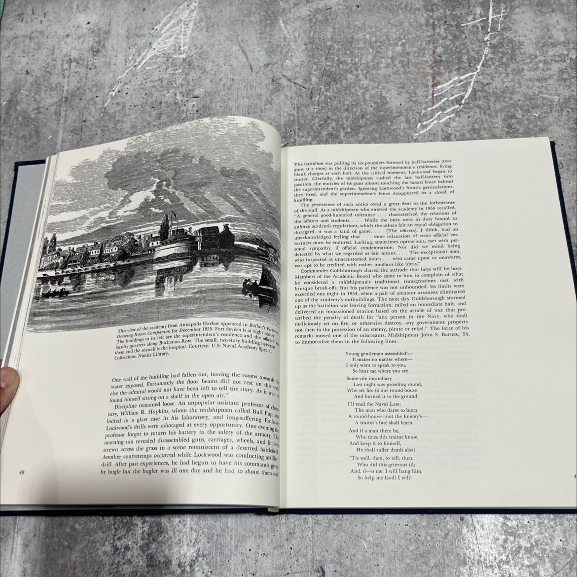 the u.s. naval academy an illustrated history book, by jack sweetman, 1979 Hardcover image 4