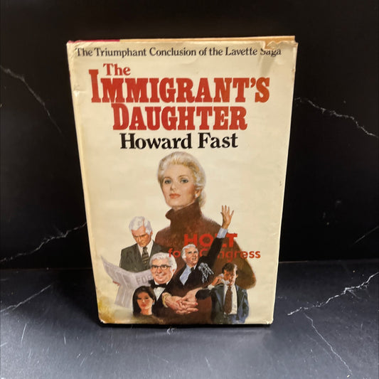 the ubc immigrant's daughter book, by howard fast, 1985 Hardcover image 1