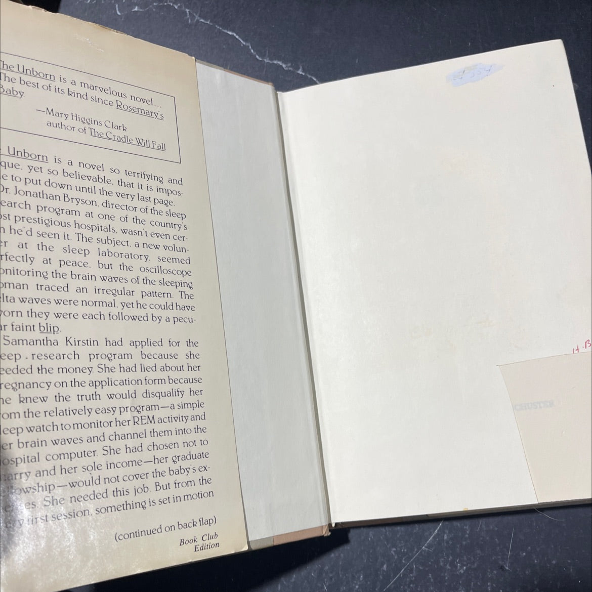 the unborn book, by David Shobin, 1981 Hardcover image 4