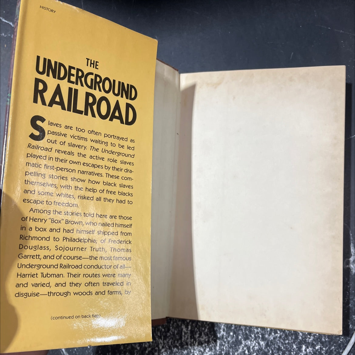 the underground railroad book, by Charles L. Blockson, 1987 Hardcover image 4