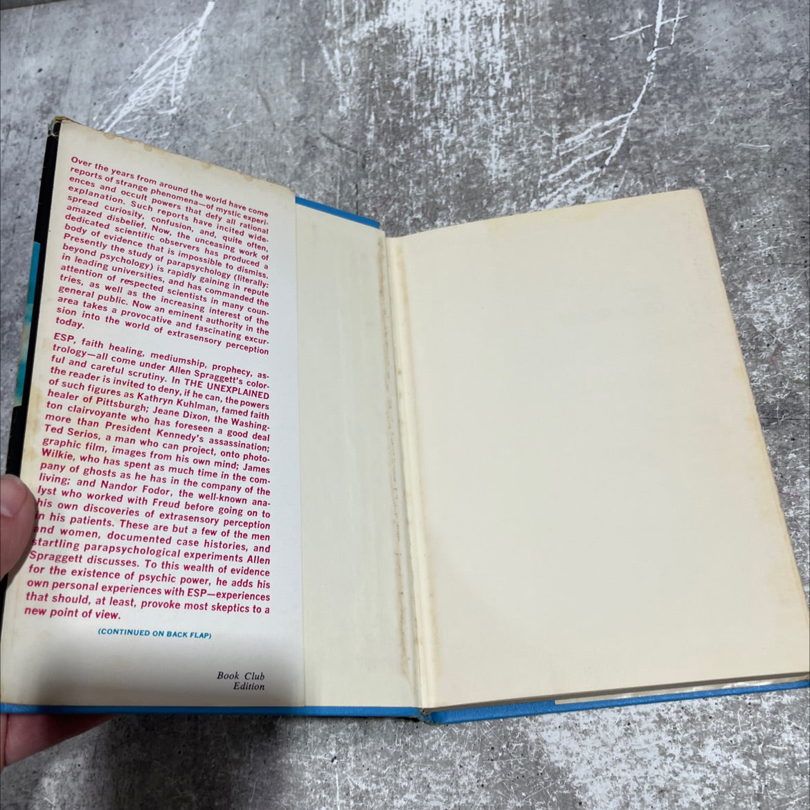 the unexplained book, by allen spraggett, 1967 Hardcover image 4