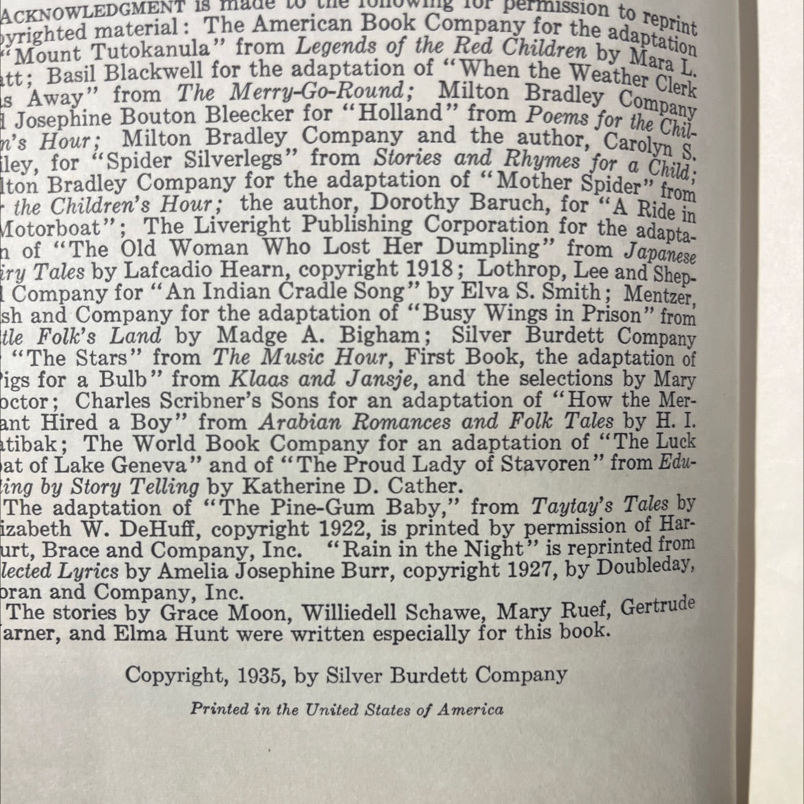 the unit activity reading series e neare and far book, by nila banton smith, 1935 Hardcover image 3