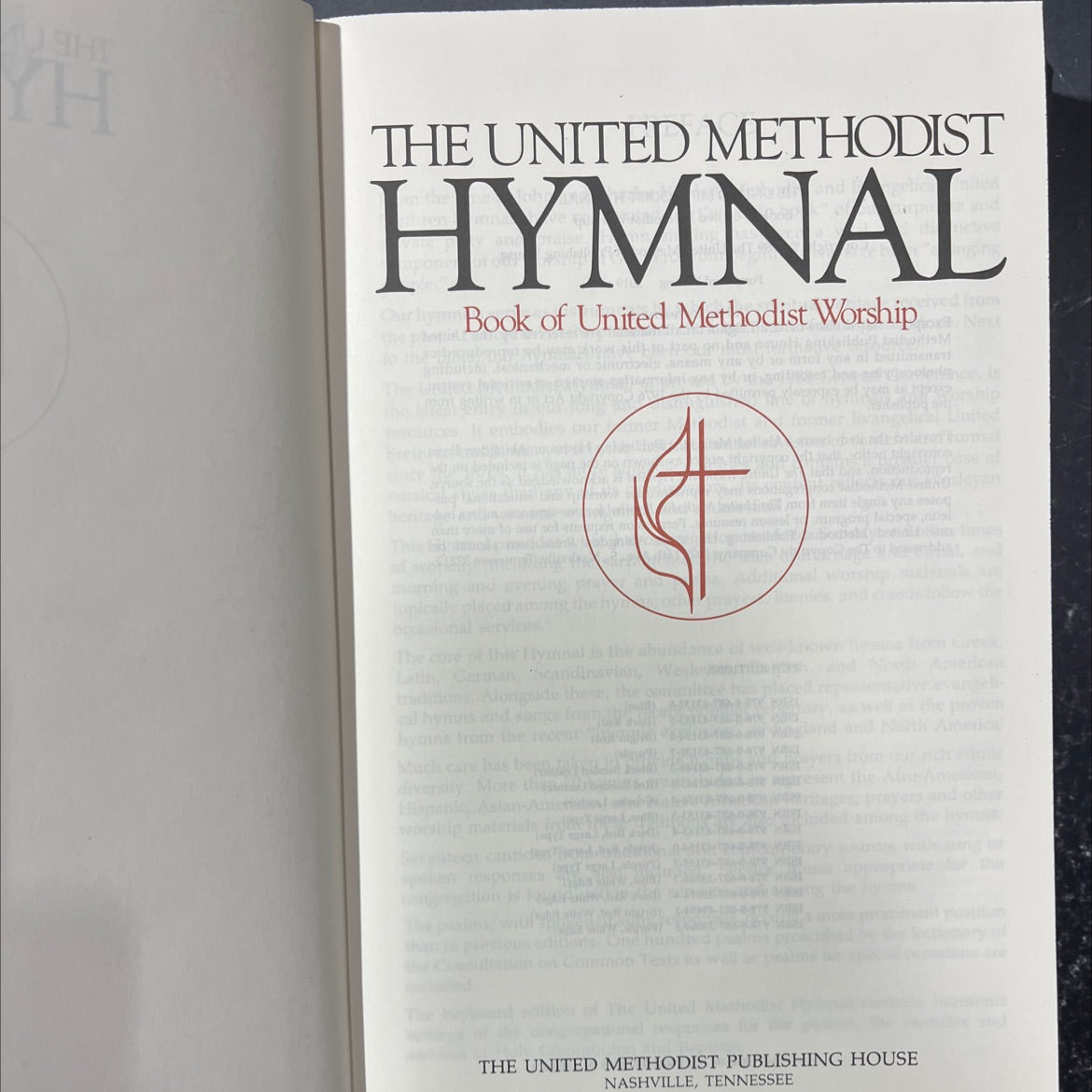 the united methodist hymnal book, by unknown, 2019 Hardcover image 2