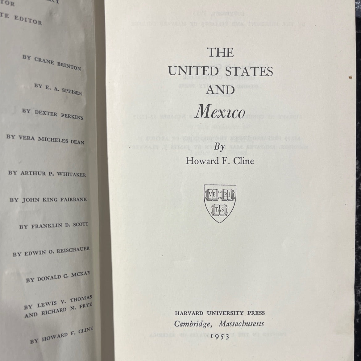 the united states and mexico book, by howard f. cline, arthur p. whitaker, john king fairbank, franklin d. scott, edwin image 2