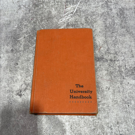 the university handbook book, by harris w. wilson, louis g. locke, 1961 Hardcover image 1