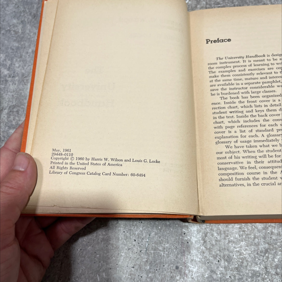 the university handbook book, by harris w. wilson, louis g. locke, 1961 Hardcover image 3
