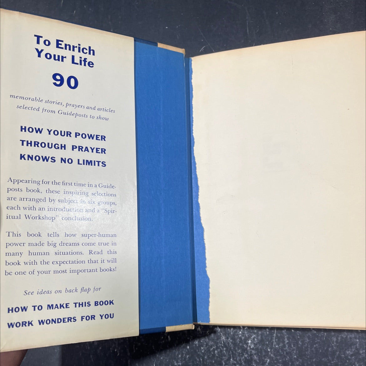 the unlimited power of prayer book, by guideposts associates, inc., 1968 Hardcover image 4