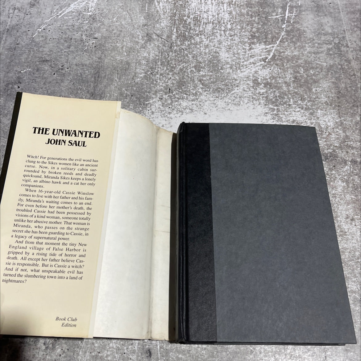the unwanted book, by john saul, 1987 Hardcover image 4