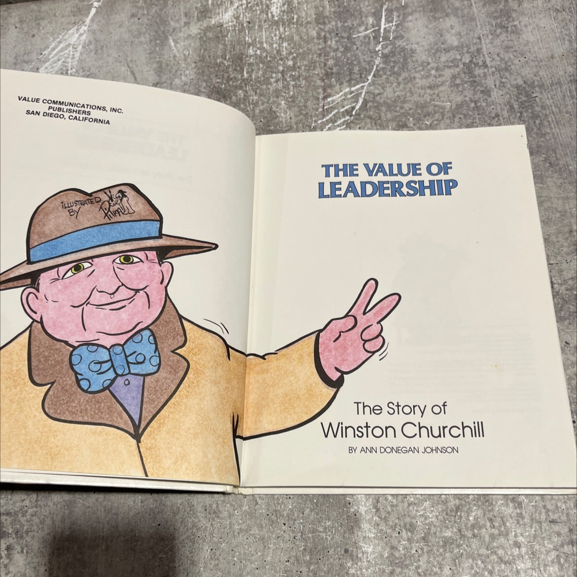 the value of leadership book, by ann donegan johnson, 1986 Hardcover image 2
