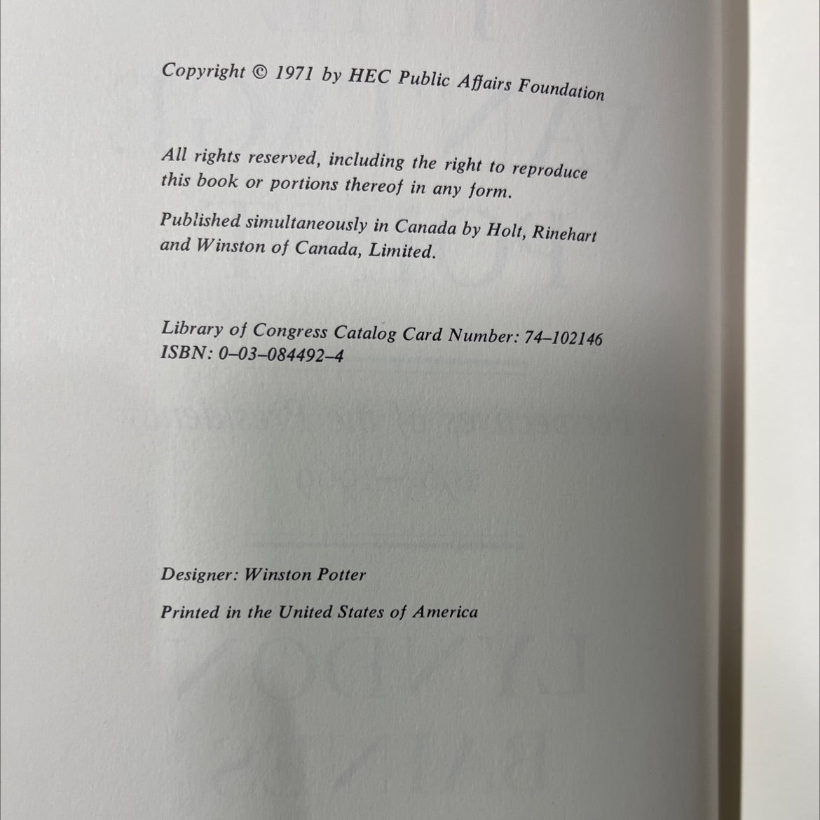 the vantage point perspectives of the presidency 1963-1969 book, by lyndon baines johnson, 1971 Hardcover image 3