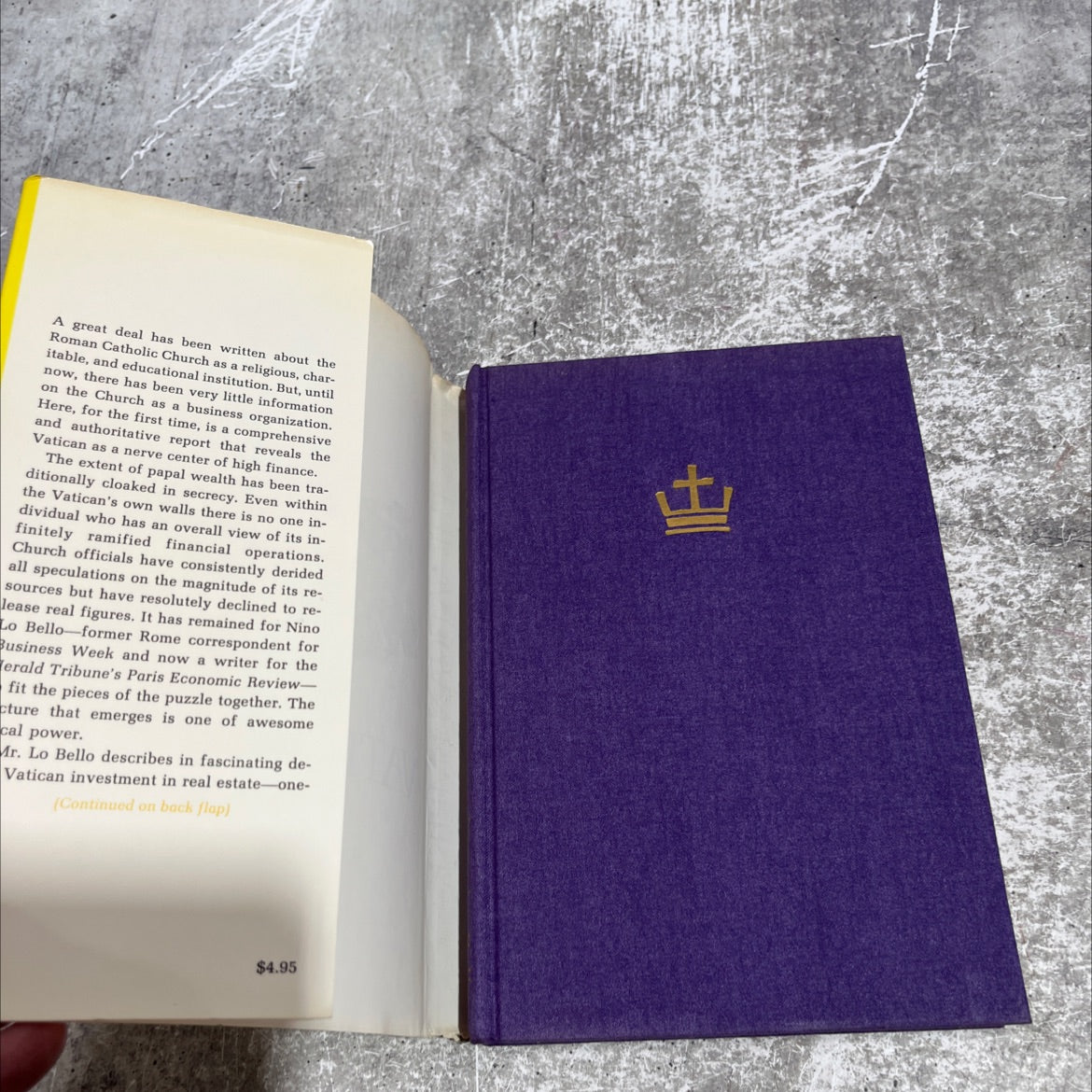 the vatican empire book, by nino lo bello, 1968 Hardcover image 4