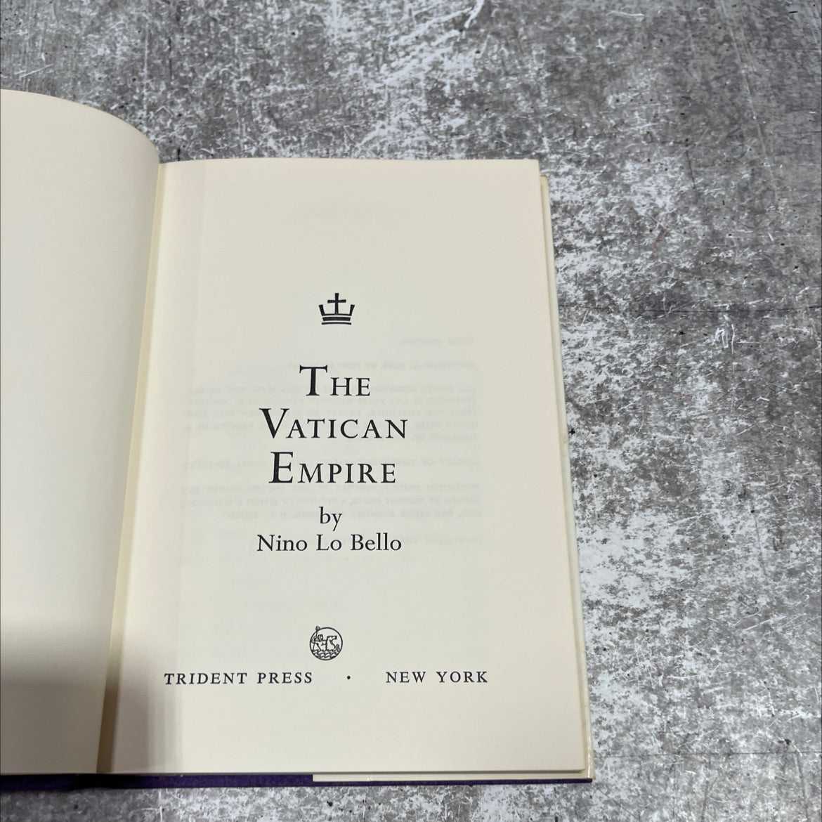 the vatican empire book, by nino lo bello, 1968 Hardcover image 2