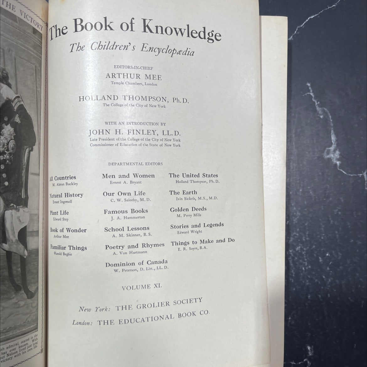 the victory the book of knowledge the children's encyclopædia book, by arthur mee, holland thompson, 1918 Hardcover image 2