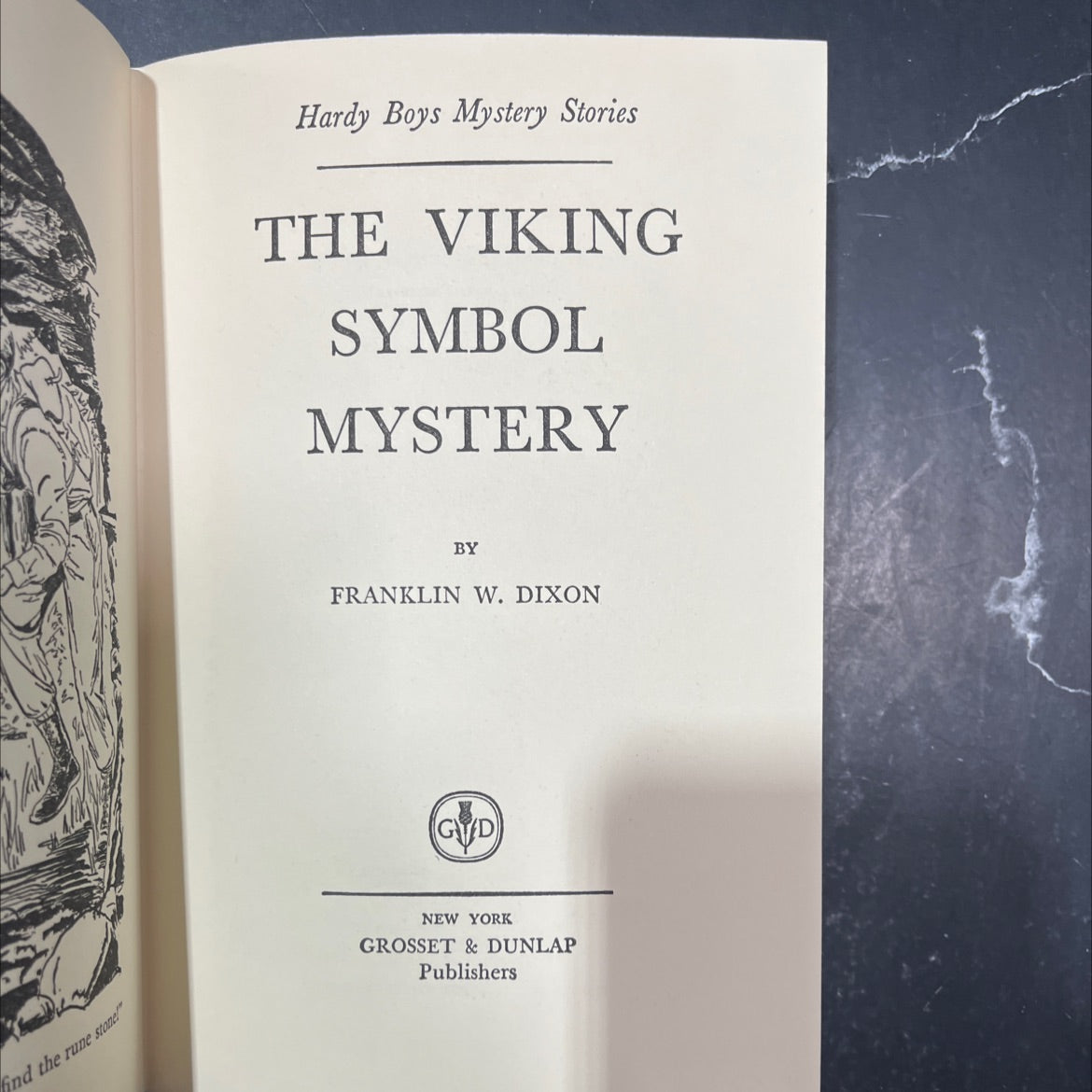 the viking symbol mystery book, by franklin w. dixon, 1963 Hardcover image 2