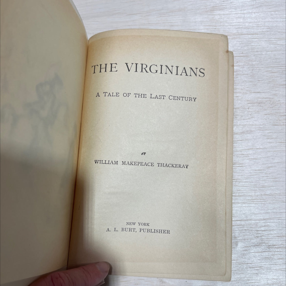 the virginians a tale of the last century book, by william makepeace thackeray, 1859 Hardcover image 2