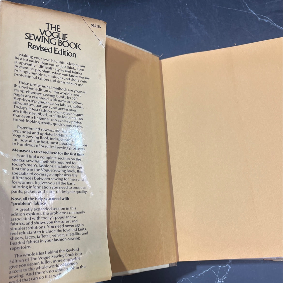 the vogue sewing book book, by unknown, 1975 Hardcover image 4
