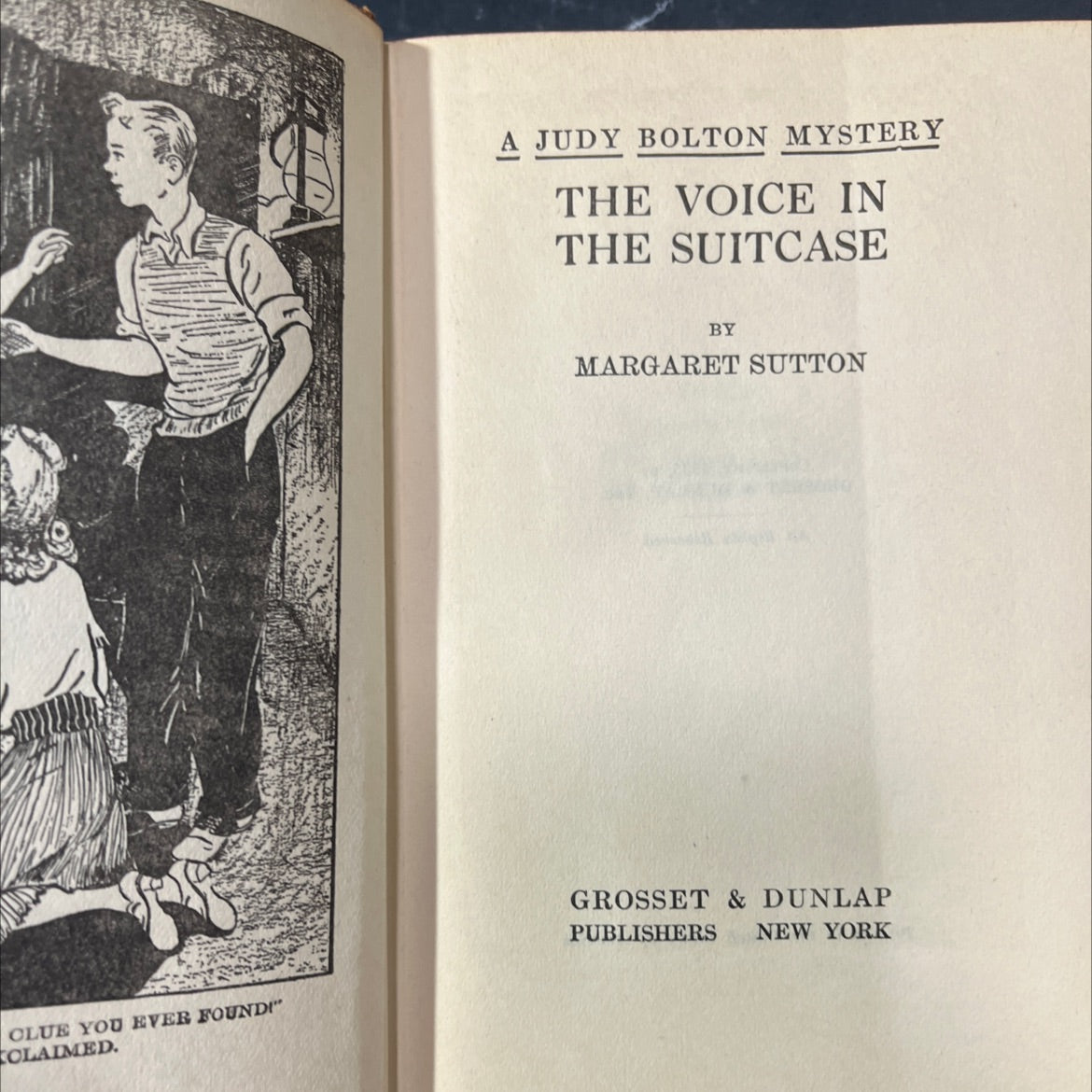 the voice in the suitcase book, by margaret sutton, 1935 Hardcover image 2