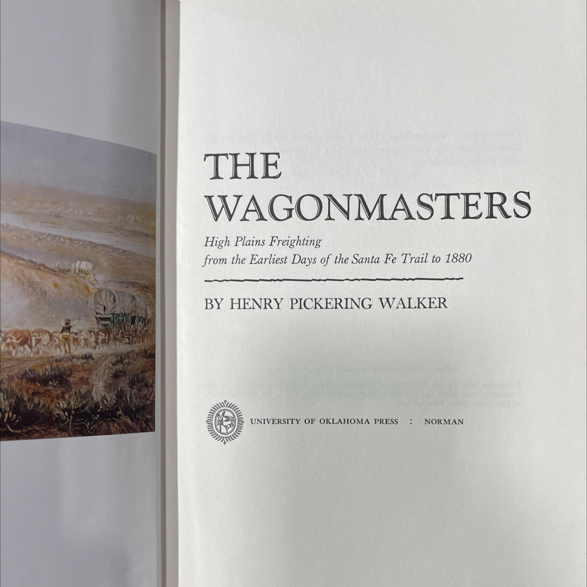 the wagonmasters high plains freighting from the earliest days of the santa fe trail to 1880 book, by henry pickering image 2
