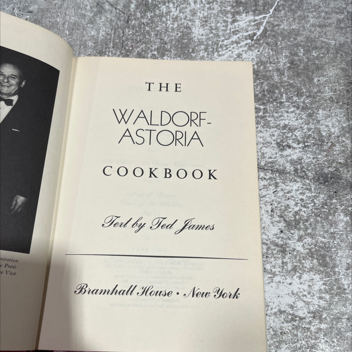 the waldorf-astoria cookbook book, by Ted James, 1969 Hardcover image 2