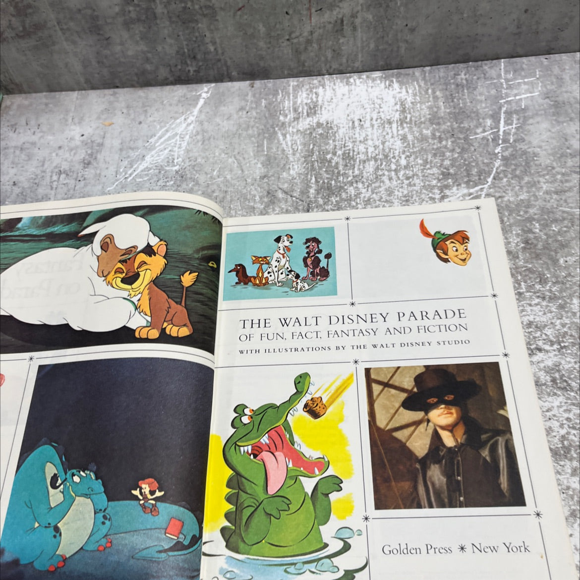 the walt disney parade of fun, fact, fantasy and fiction with illustrations by the walt disney studio book, by unknown, image 2