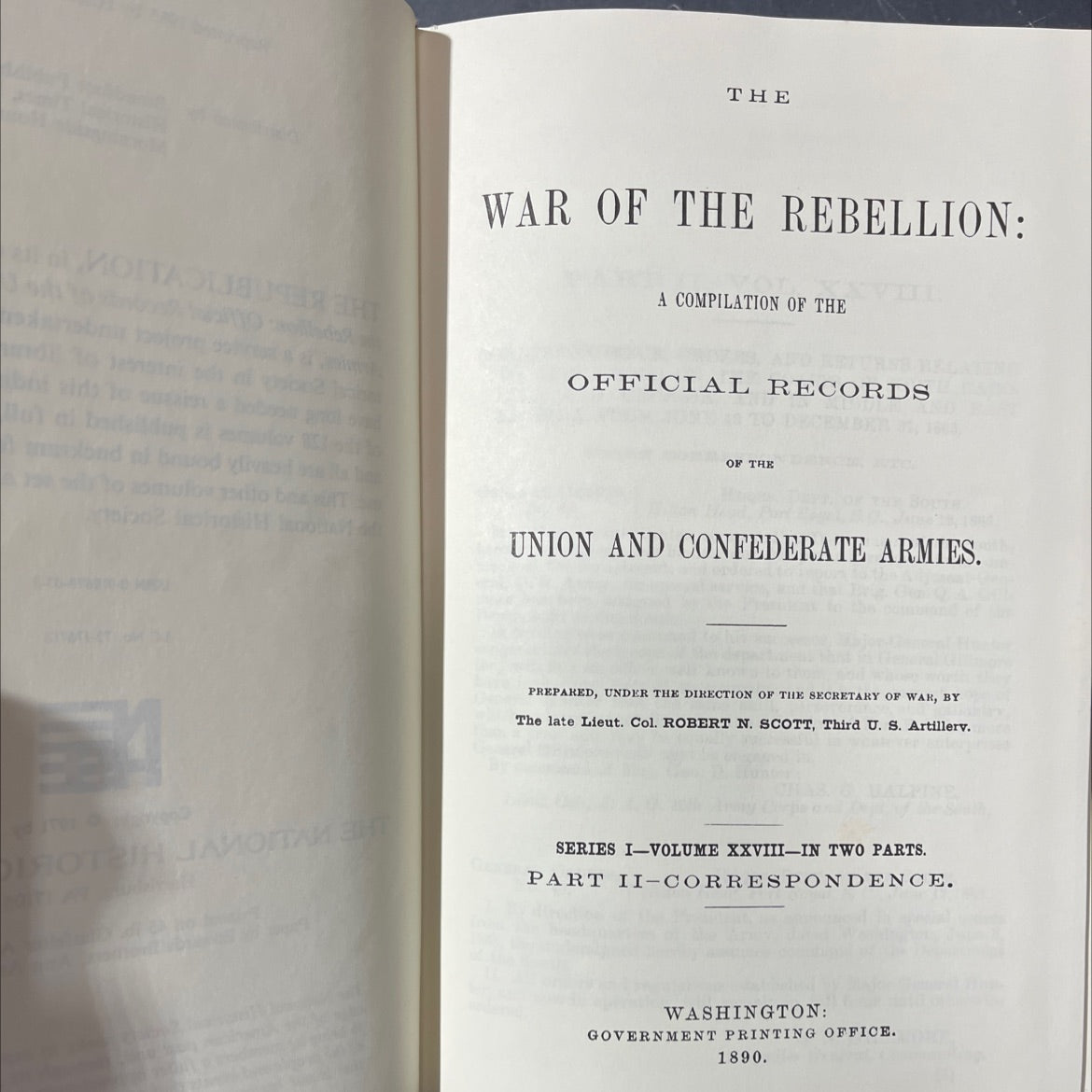 the war of the rebellion: a compilation of the official records of the union and confederate armies, part image 2