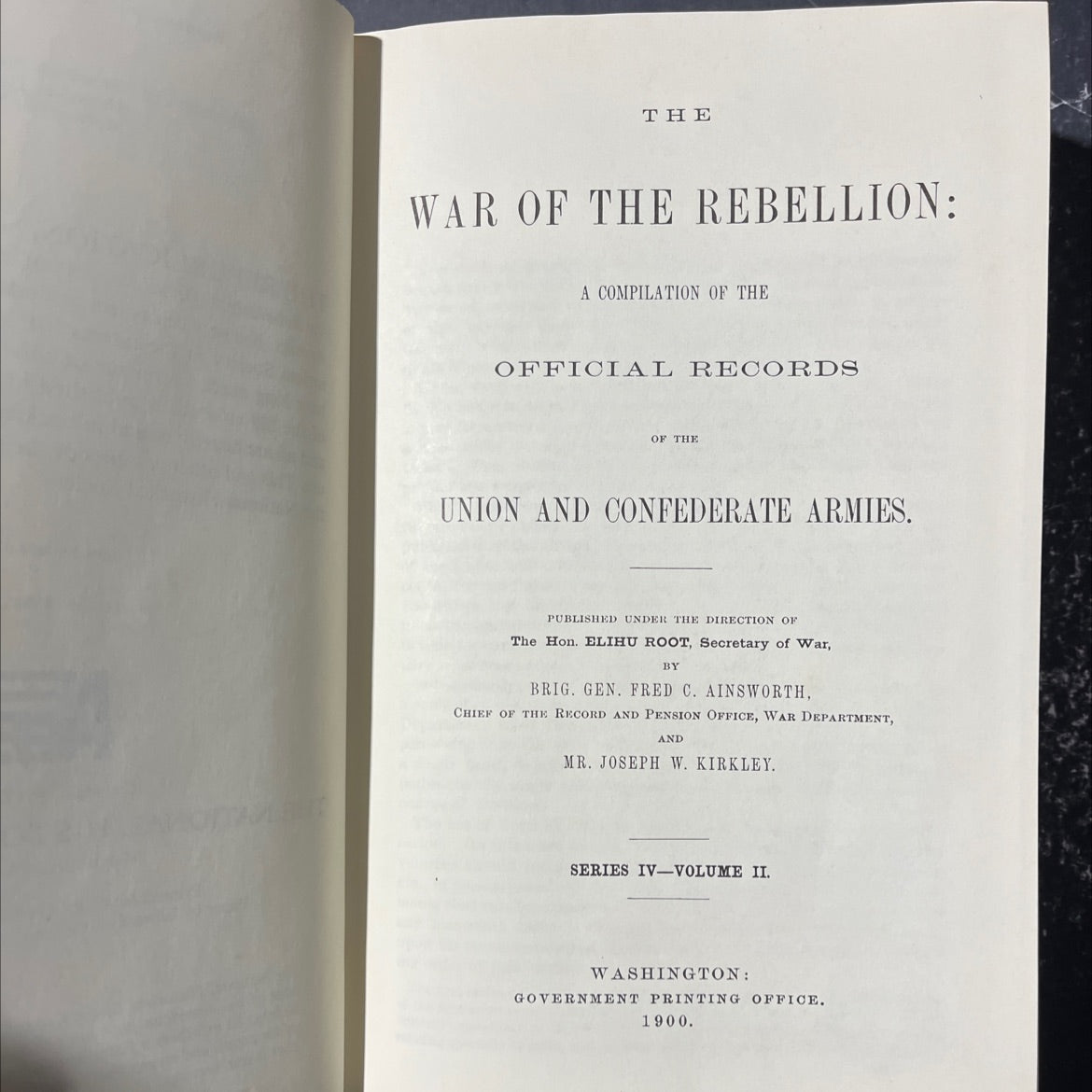 the war of the rebellion: a compilation of the official records of the union and confederate armies book, by elihu image 2