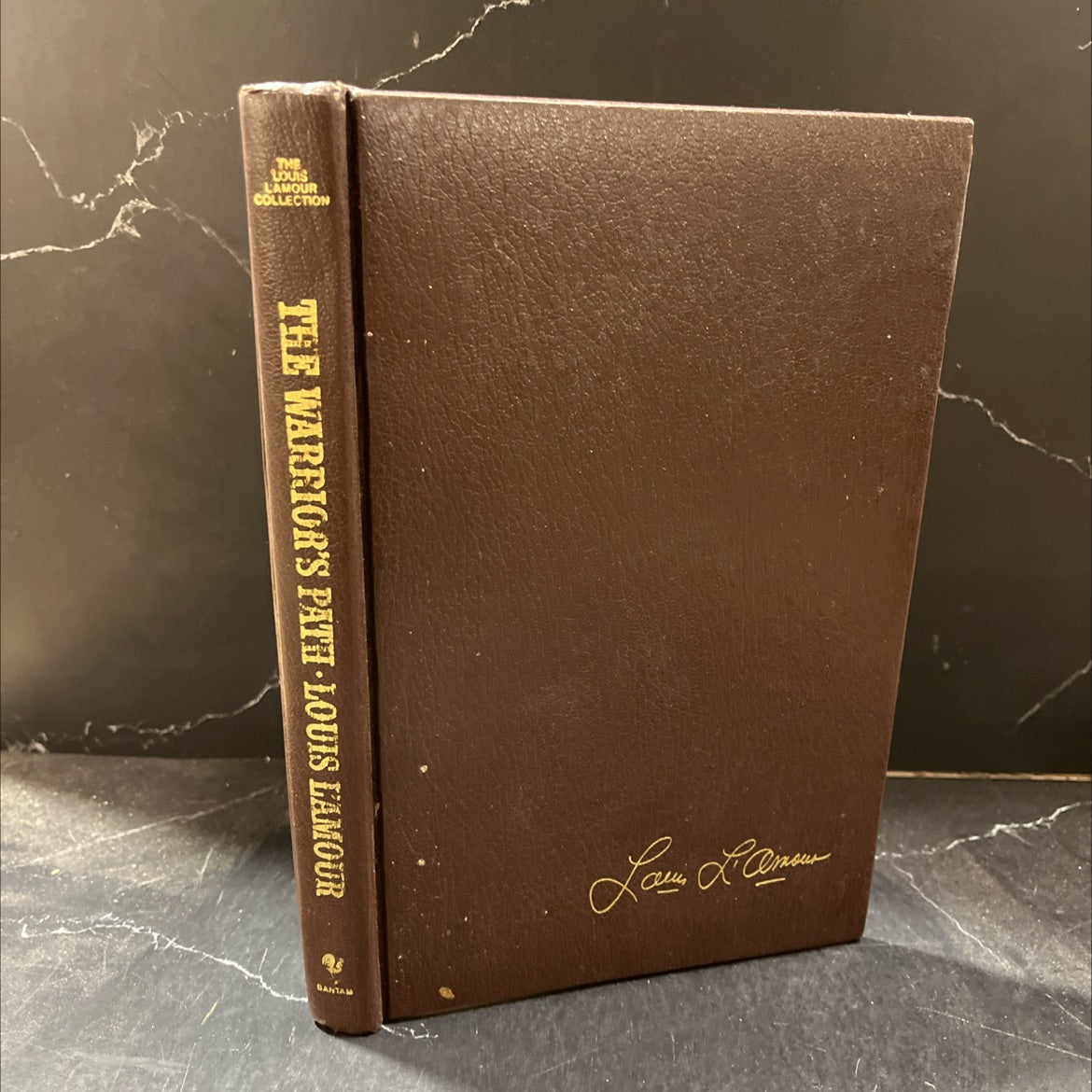the warrior's path book, by louis l'amour, 1983 Leather image 1