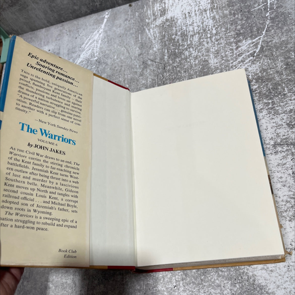 the warriors book, by john jakes, 1977 Hardcover image 4