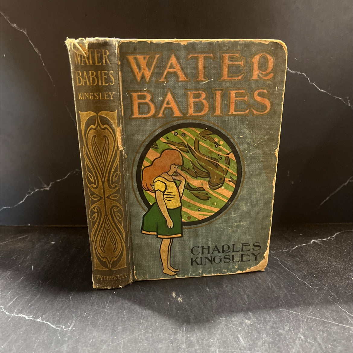 the water-babies a fairy tale for a land-baby book, by charles kingsley, 1895 Hardcover image 1