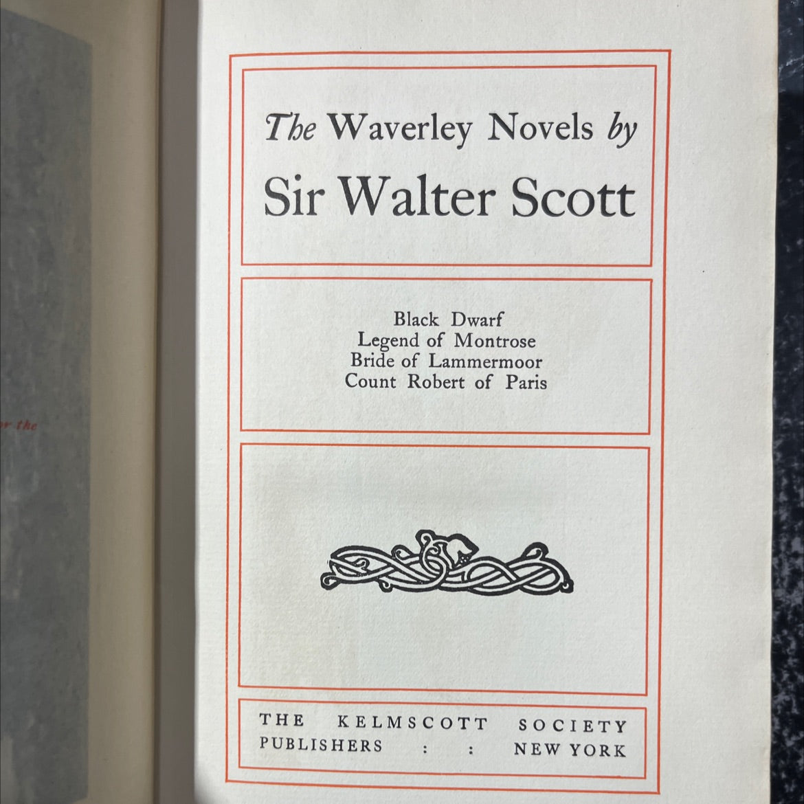 the waverley novels book, by sir walter scott, 1970 Leather image 3