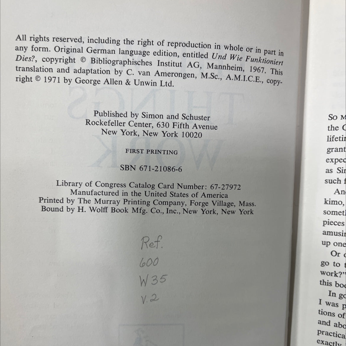 the way things work volume two book, by unknown, 1971 Hardcover image 3