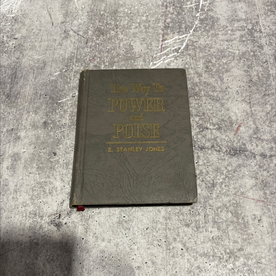 the way to power and poise book, by e. stanley jones, 1949 Hardcover image 1