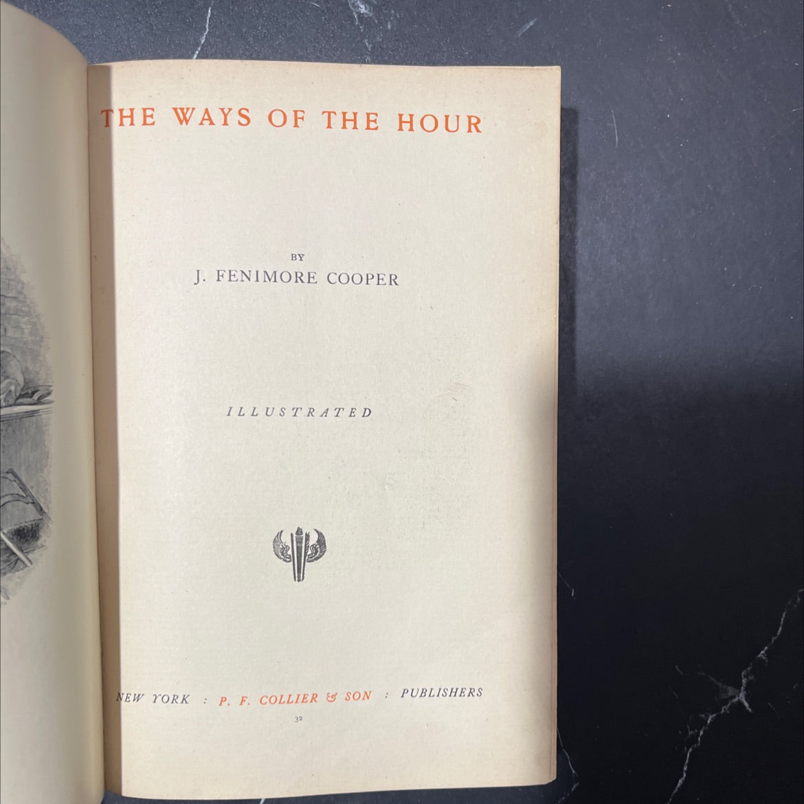 the ways of the hour book, by j. fenimore cooper, 1970 Hardcover image 2