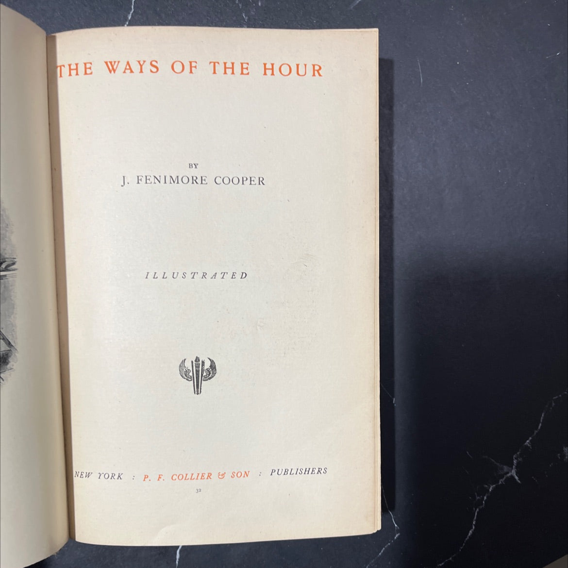 the ways of the hour book, by j. fenimore cooper, 1970 Hardcover image 3