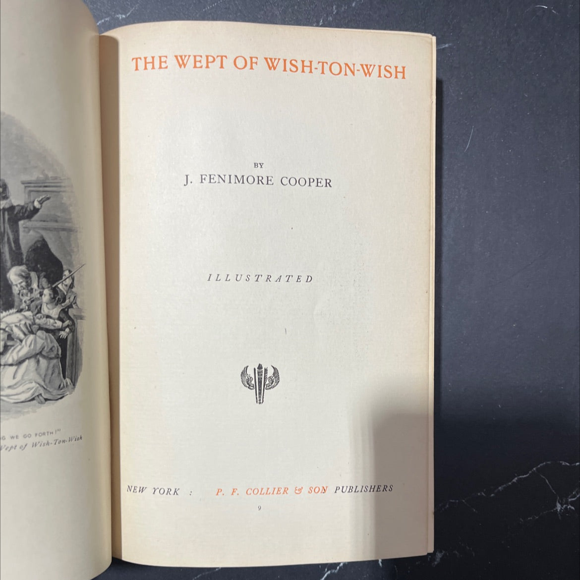 the wept of wish-ton-wish book, by j. fenimore cooper, 1970 Hardcover image 2