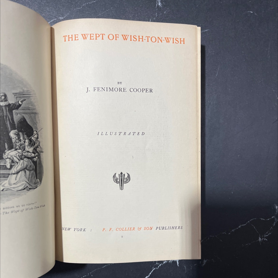 the wept of wish-ton-wish book, by j. fenimore cooper, 1970 Hardcover image 3