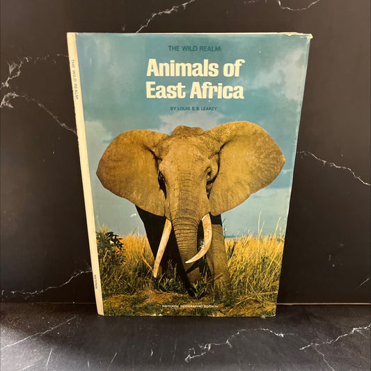 the wild realm: animals of east africa book, by louis s. b. leakey, 1969 Hardcover image 1