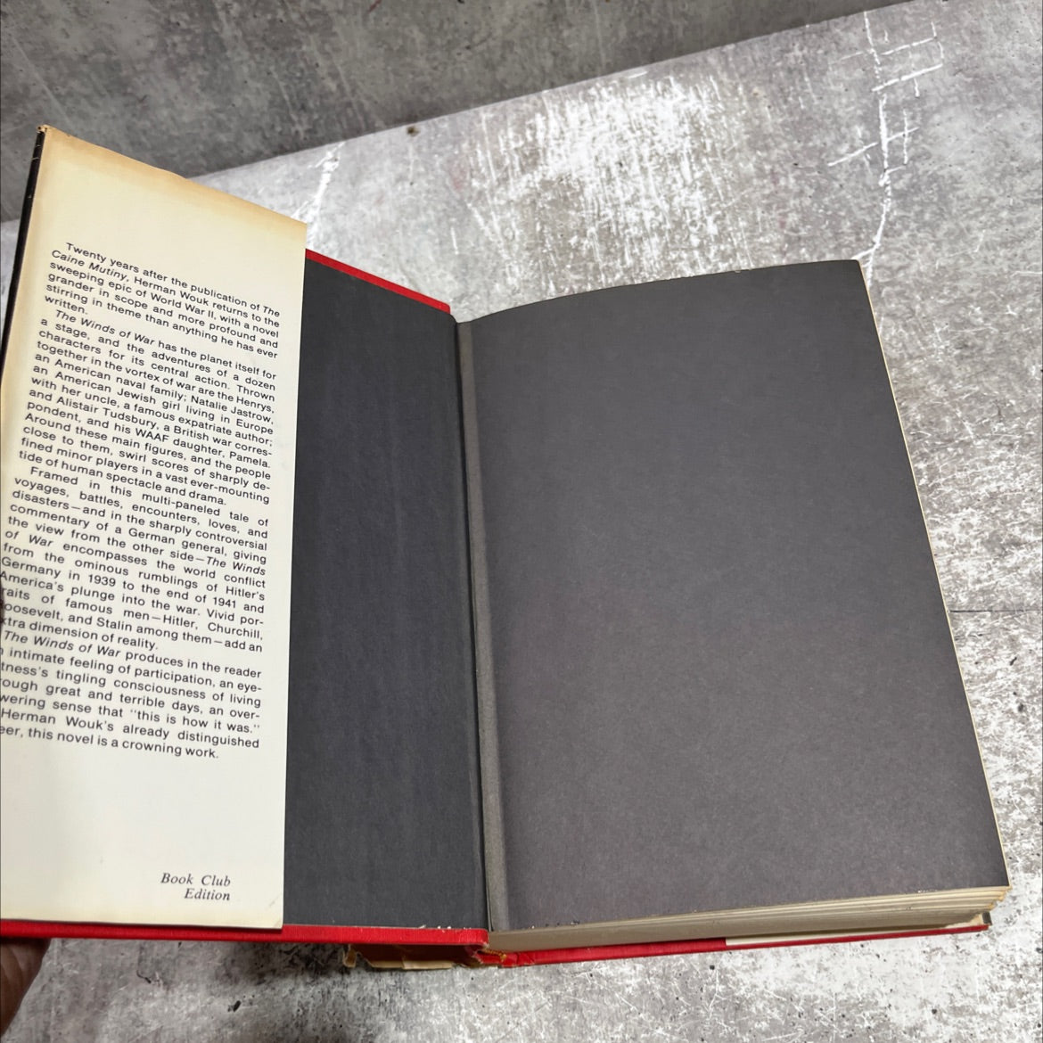 the winds of war book, by herman wouk, 1971 Hardcover image 4