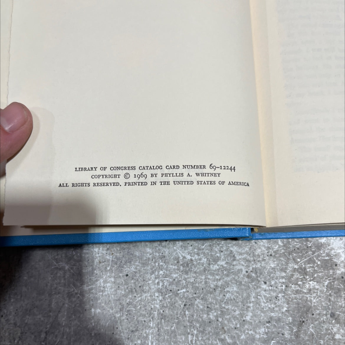 the winter people book, by phyllis a whitney, 1969 Hardcover image 3